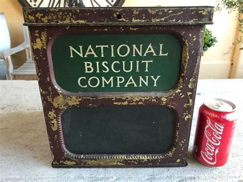 national biscuit company metal box|1920'S NATIONAL BISCUIT COMPANY METAL DISPLAY .